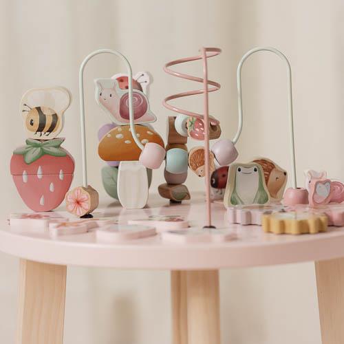 Little Dutch Fairy Garden stolik aktywności z koralikami i układanką
