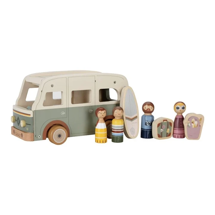 Little Dutch Vintage Camper – drewniany kamper z figurkami