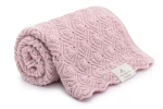 Kocyk merino Pearl powder pink