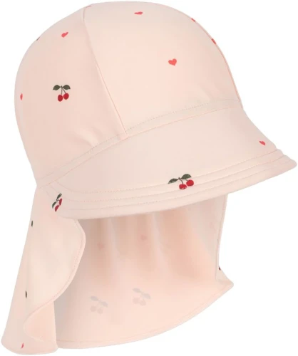 Konges Sløjd Merle Frill Cherry Coeur Rose – kapelusz przeciwsłoneczny UPF 50+