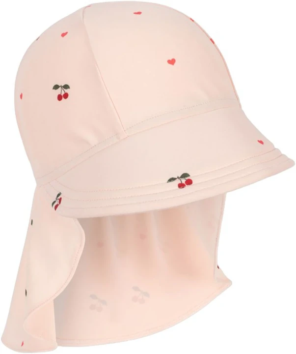 Konges Sløjd Merle Frill Cherry Coeur Rose – kapelusz przeciwsłoneczny UPF 50+