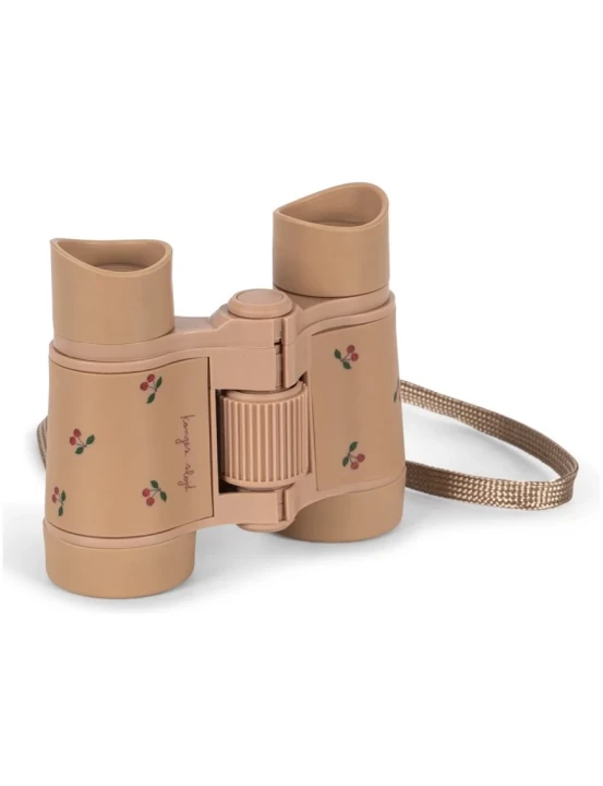 Explorer Binoculars Cherry – lornetka dziecięca Konges Sløjd z paskiem
