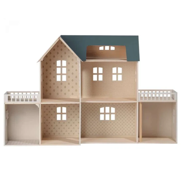 Maileg House of Miniature – domek z dodatkowymi bocznymi modułami