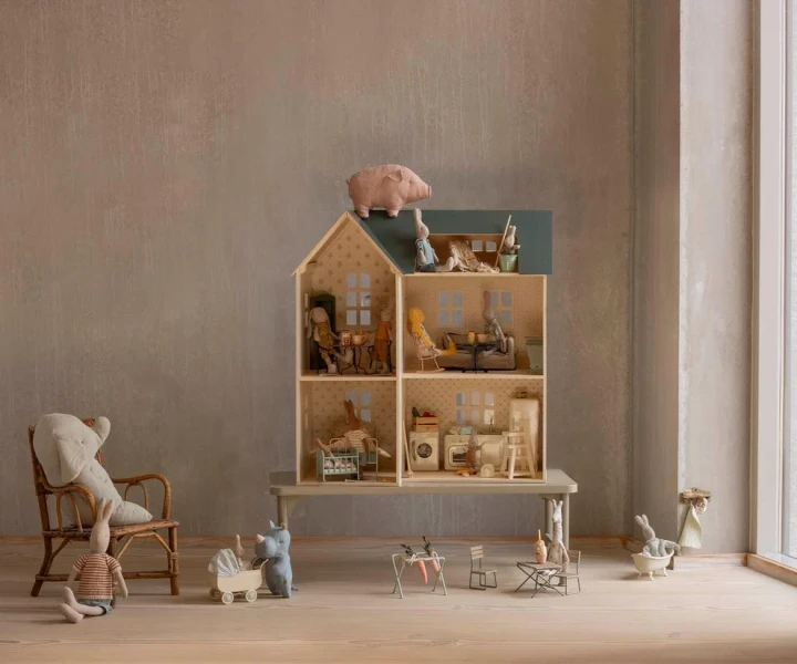 Maileg House of Miniature – domek z figurkami i mebelkami Miniature