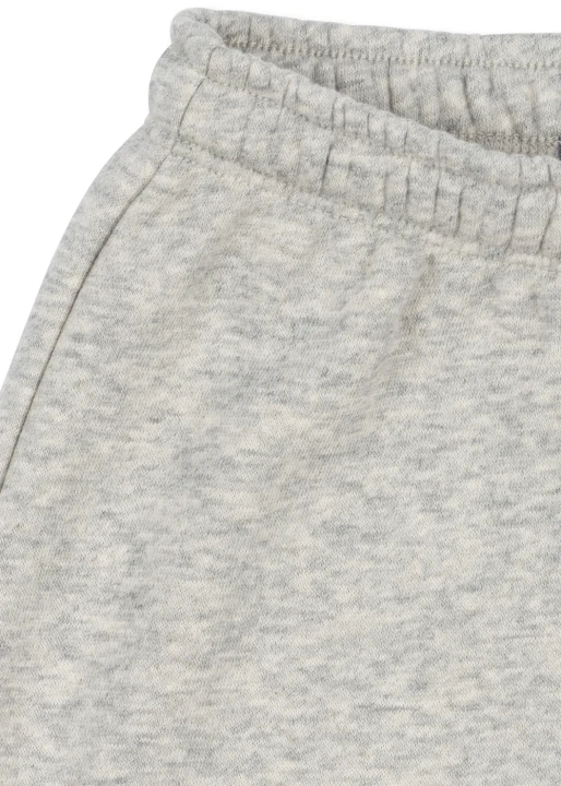 Konges Sløjd Lou Sweat Pants Grey Melange – detal kieszeni i elastycznego pasa
