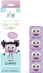 Lumi Purple - kostki sensoryczne świecące w wodzie 4 szt.
