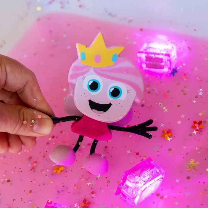 Glo Pals Princess Ida postać do kąpieli z giętkimi ramionami i świecącymi kostkami