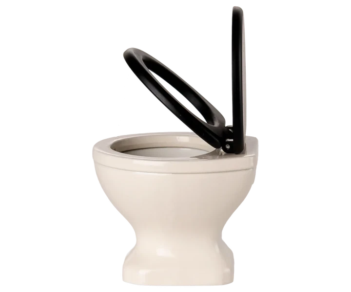 Maileg WC Mouse Off White – toaleta dla myszek z podniesioną deską