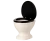 Maileg WC Mouse Off White – miniaturowa toaleta dla myszek z otwartą deską