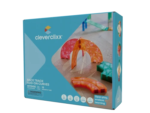 Cleverclixx Race Track Add-On Curves Intense – zestaw 15 zakrętów do toru