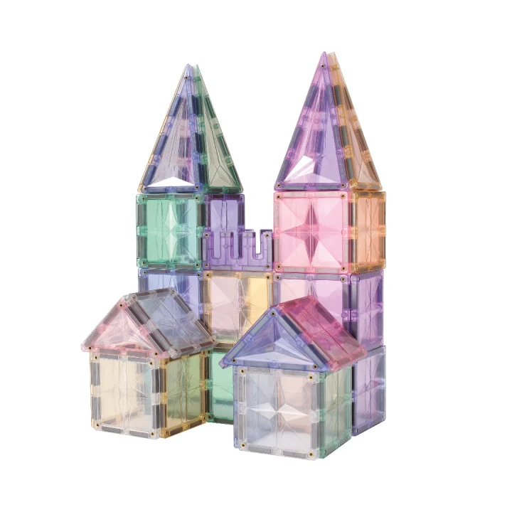 Cleverclixx Large Creative Pack Pastel – zamek z dwiema wieżami