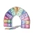 Cleverclixx Creative Pack Pastel – tęczowy łuk z magnetycznych płytek