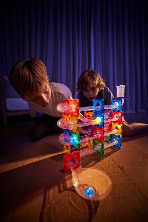 Cleverclixx Ball Run Dazzling Lights Intense – wysoka konstrukcja toru kulkowego