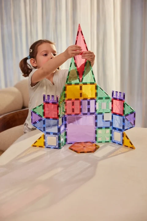 Cleverclixx Petite Pack Pastel 36 elementów – budowanie wysokiej konstrukcji