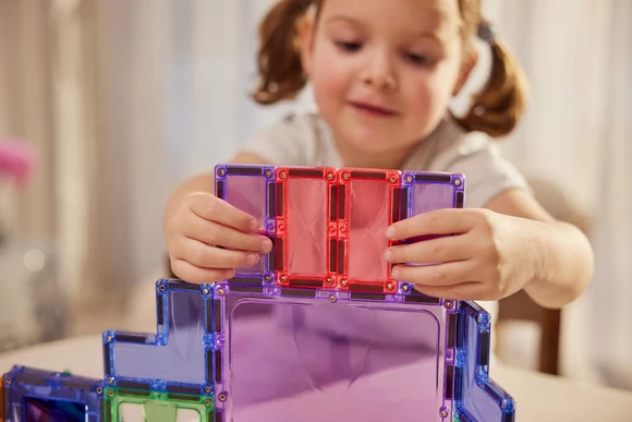 Cleverclixx Petite Pack Pastel 36 elementów – łączenie kwadratowych płytek