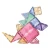 Cleverclixx Petite Pack Pastel 36 elementów – dinozaur z klocków magnetycznych