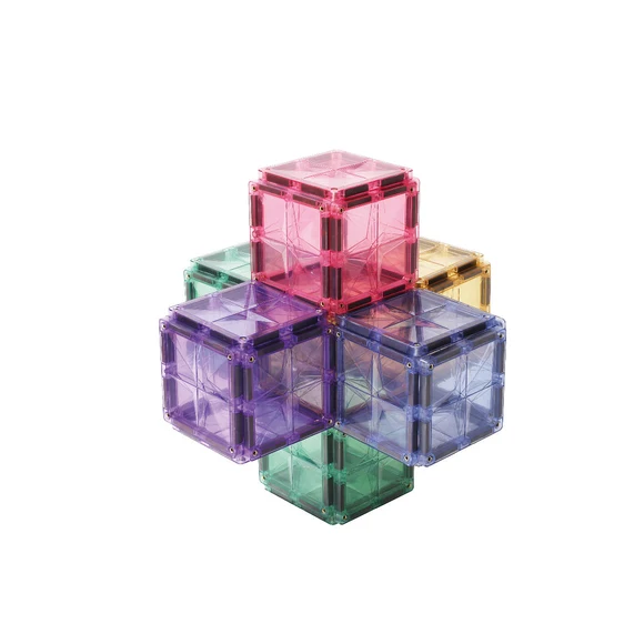 Cleverclixx Petite Pack Pastel 36 elementów – mała konstrukcja przestrzenna
