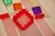 Cleverclixx Stairs Set Intense 34 elementy - czerwone elementy schodowe