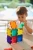 Cleverclixx Brick Tiles Pack Intense 16 elementów, budowanie kolorowego domu