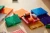 Cleverclixx Brick Tiles Pack Intense 16 elementów, płytki połączone z klockami