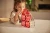 Cleverclixx Glitter Tiles Pack Transparent Pink 16 elementów – budowanie wysokiego domu