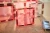 Cleverclixx Glitter Tiles Pack Transparent Pink 16 elementów – detal różowej płytki z brokatem