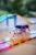Cleverclixx Race Track Car Pastel Purple – samochód jadący po kolorowym torze