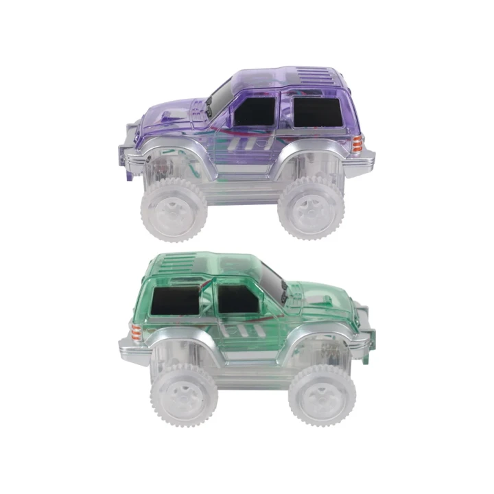 Cleverclixx Race Track Car Pastel Green – porównanie dwóch wersji kolorystycznych